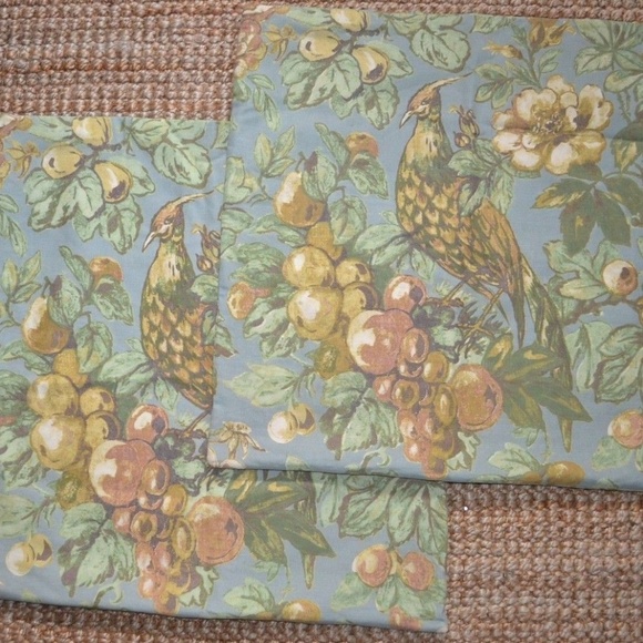 Pottery Barn Accents 2 Georgette Linen Bird Pillow Covers Poshmark